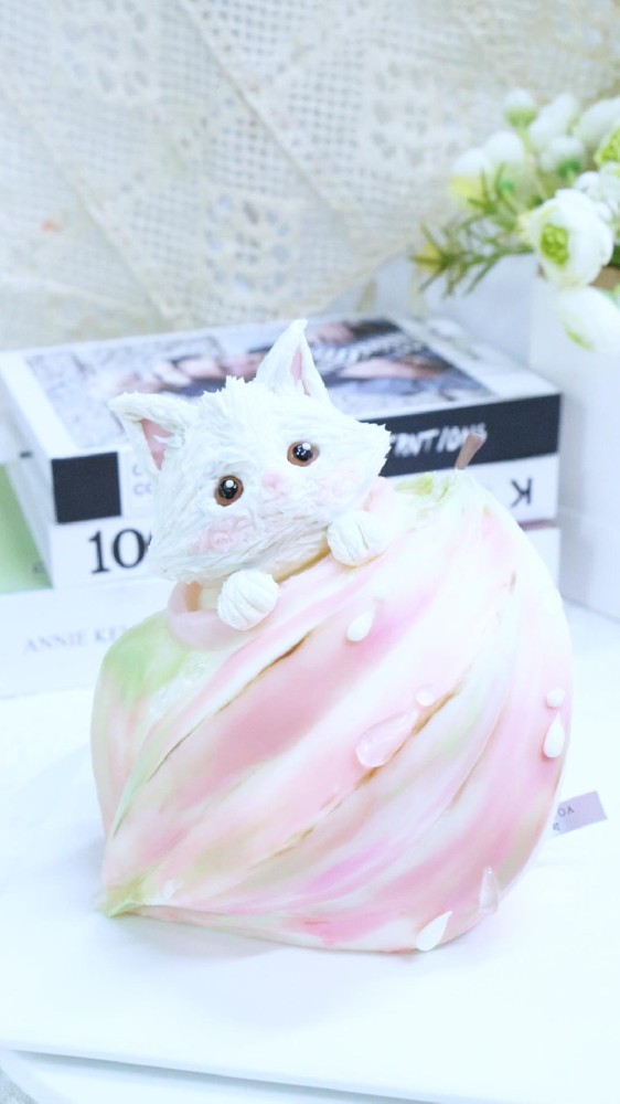 这么可爱的猫咪蛋糕，是谁家的，萌到心坎里💖